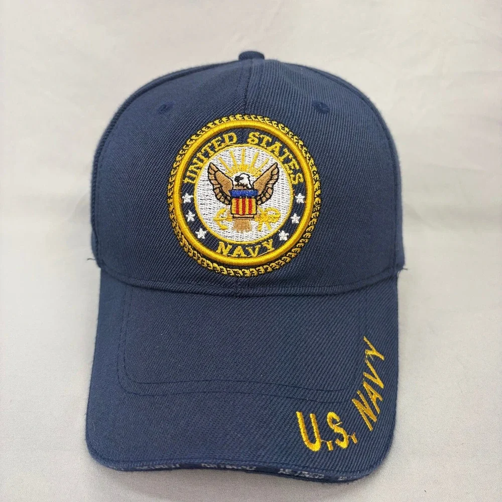 Unbranded US Navy Baseball Hat Men OSFA Blue Served With Pride Veteran Cap